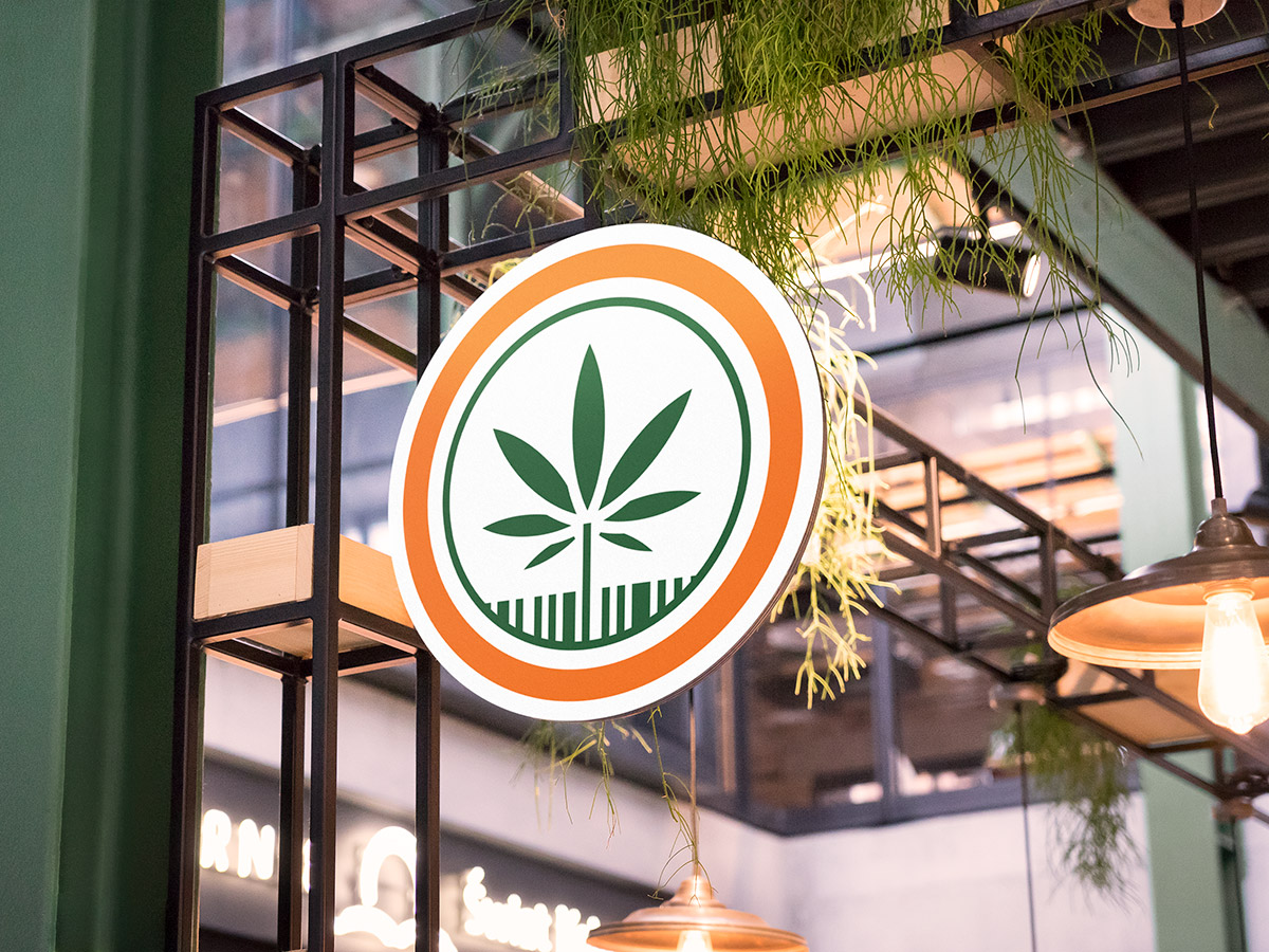 Cannabis Inventory Control logomark design